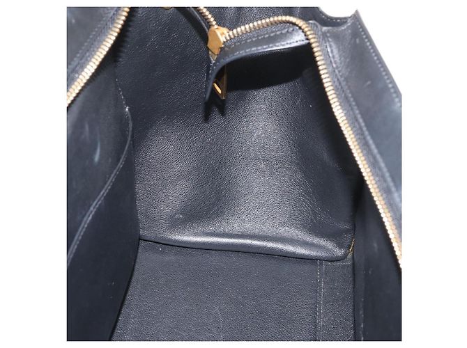 Céline CELINE Trapeze Hand Bag Canvas Leather 2way Gold Beige - vista 23