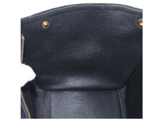 Céline CELINE Trapeze Hand Bag Canvas Leather 2way Gold Beige - vista 24