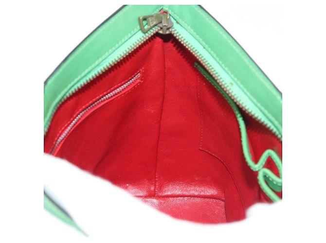 Céline CELINE Shoulder Bag Leather Green Gold - vista 18