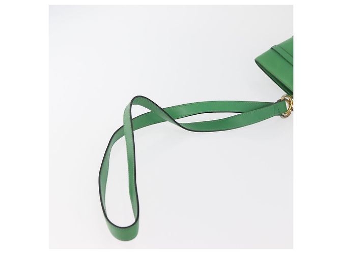 Céline CELINE Shoulder Bag Leather Green Gold - vista 7