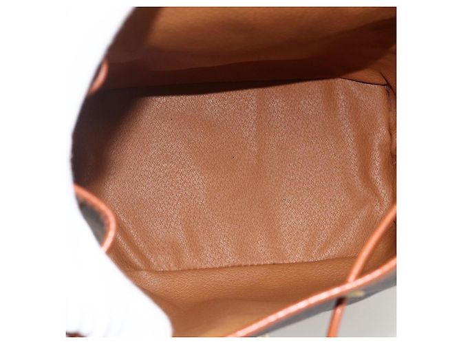 Céline CELINE Macadam Canvas Backpack PVC Leather Brown Gold - vista 20