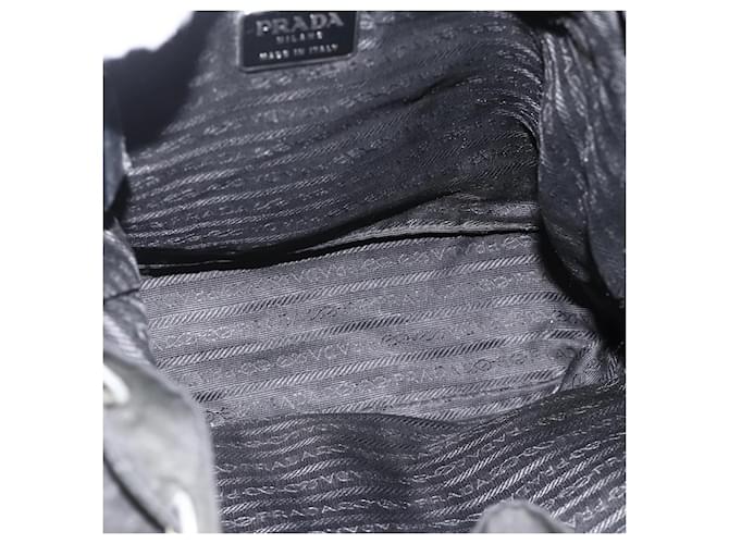 PRADA Rucksack Nylon Black Silver - Ansicht 11
