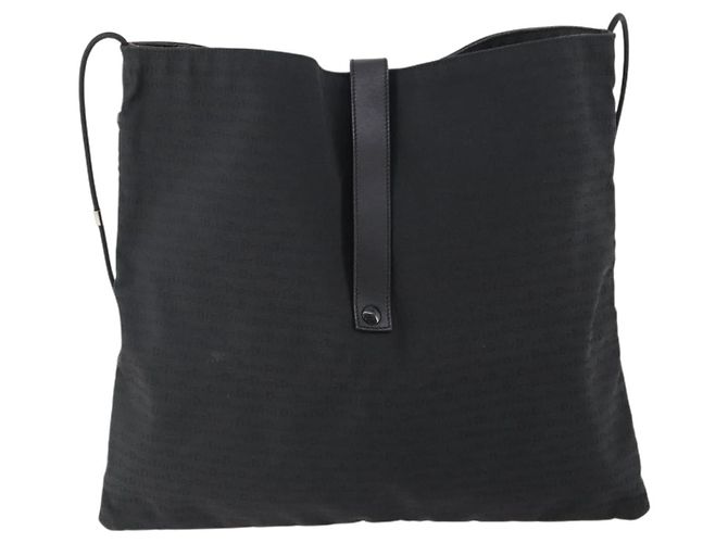 Christian Dior Shoulder Bag Canvas Black - vista 2