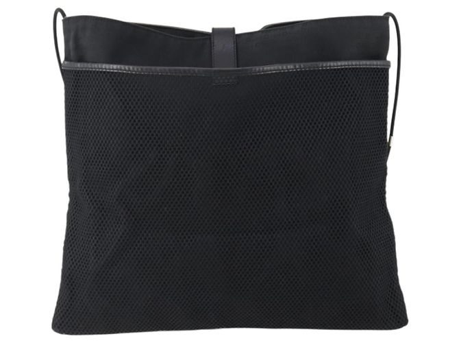 Christian Dior Shoulder Bag Canvas Black - vista 3