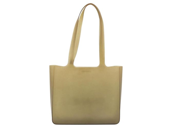 CHANEL Tote Bag Rubber Beige CC - vista 3