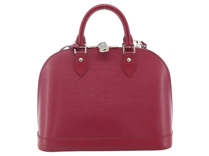 LOUIS VUITTON Epi Alma PM Hand Bag Fuchsia M40490 LV - vista 2