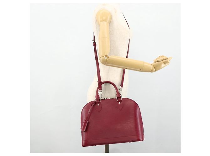 LOUIS VUITTON Epi Alma PM Hand Bag Fuchsia M40490 LV - vista 24