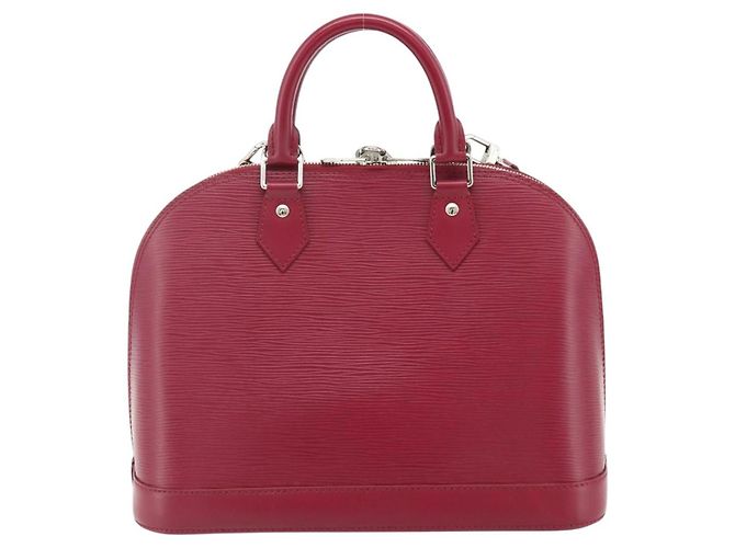 LOUIS VUITTON Epi Alma PM Hand Bag Fuchsia M40490 LV - vista 3