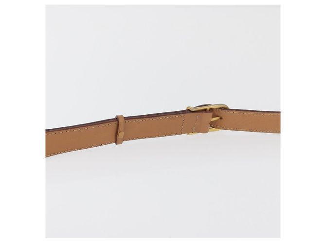 Céline CELINE Macadam Canvas Shoulder Bag PVC Leather Brown Gold - vista 8
