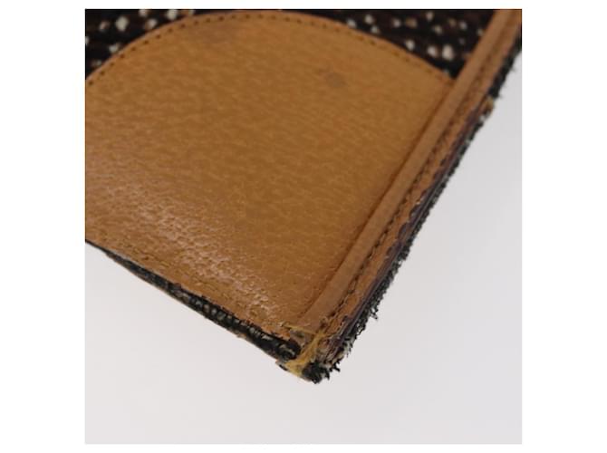 PRADA Hand Bag Canvas Brown Silver - vista 9