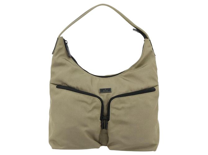 GUCCI Schultertasche Nylon Beige 001 3380 1705 - Ansicht 2