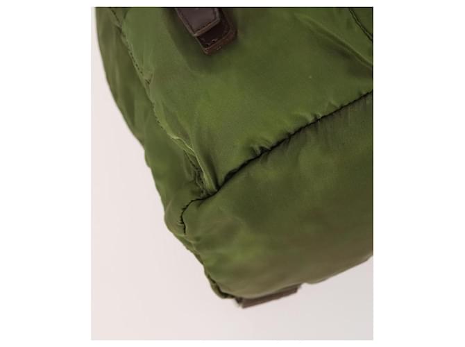 PRADA Backpack Nylon Green Silver - vista 17