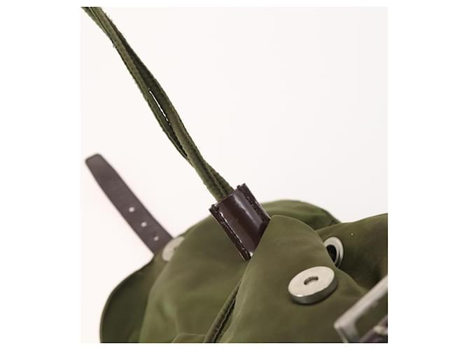 PRADA Backpack Nylon Green Silver - vista 21