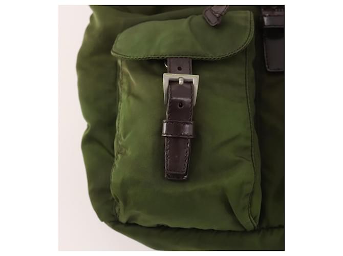 PRADA Backpack Nylon Green Silver - vista 28