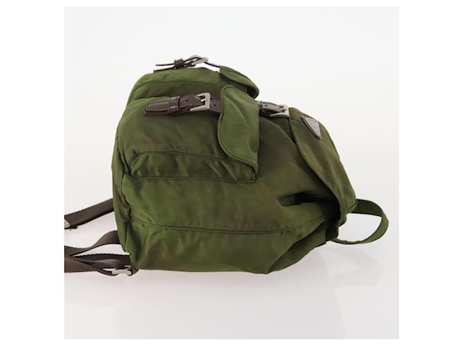 PRADA Backpack Nylon Green Silver - vista 3