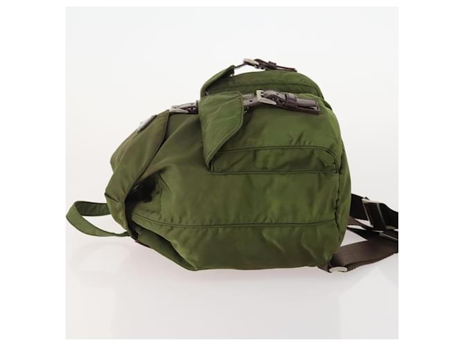 PRADA Backpack Nylon Green Silver - vista 4