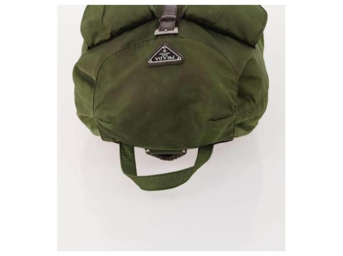 PRADA Backpack Nylon Green Silver - vista 6