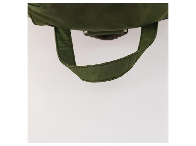 PRADA Backpack Nylon Green Silver - vista 7