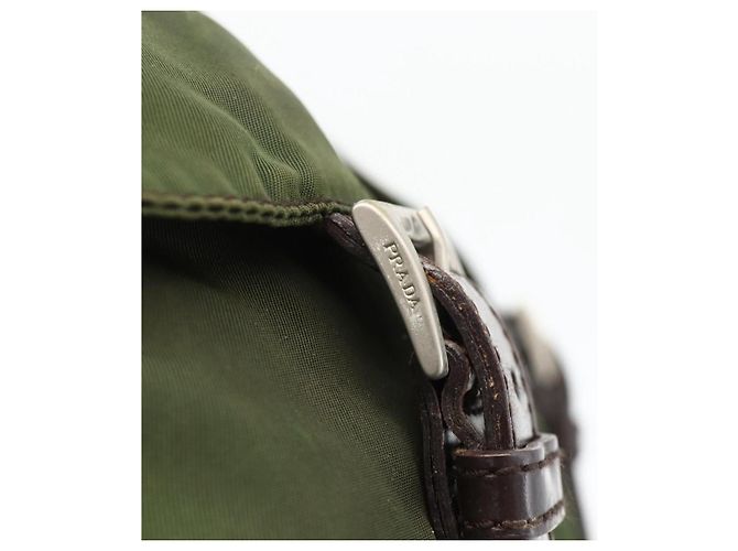 PRADA Rucksack Nylon Green Silver - Ansicht 10