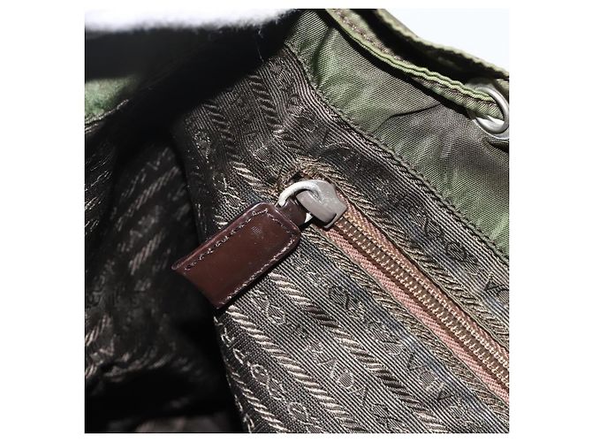 PRADA Rucksack Nylon Green Silver - Ansicht 24