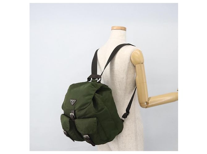 PRADA Rucksack Nylon Green Silver - Ansicht 27