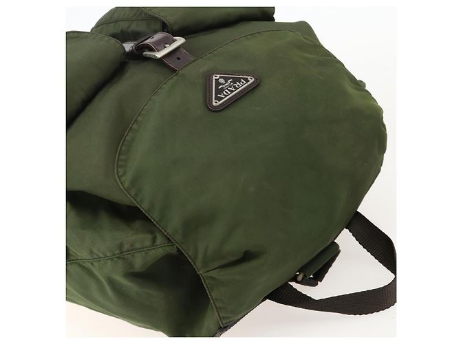 PRADA Rucksack Nylon Green Silver - Ansicht 6