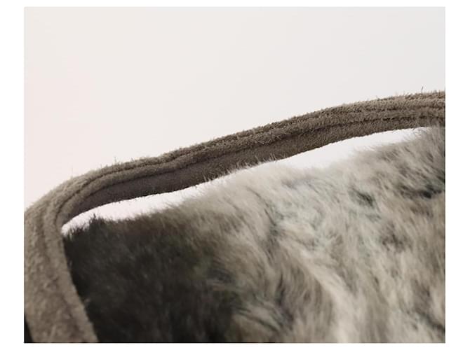 FENDI Backpack Fur Beige Silver - vista 14