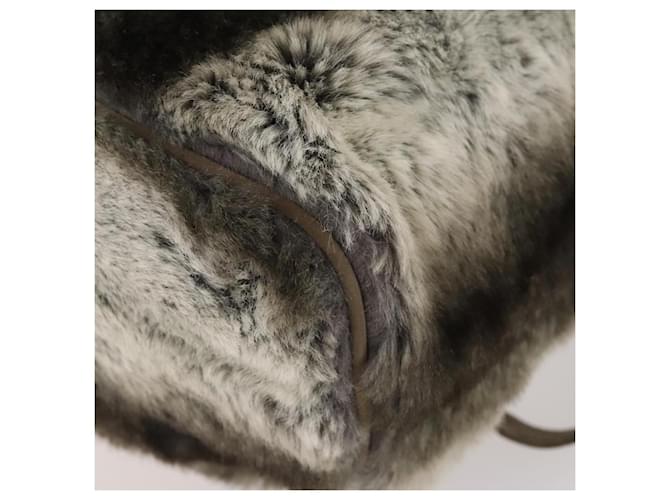 FENDI Backpack Fur Beige Silver - vista 15