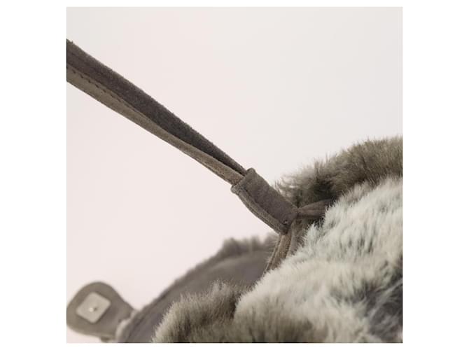 FENDI Backpack Fur Beige Silver - vista 21