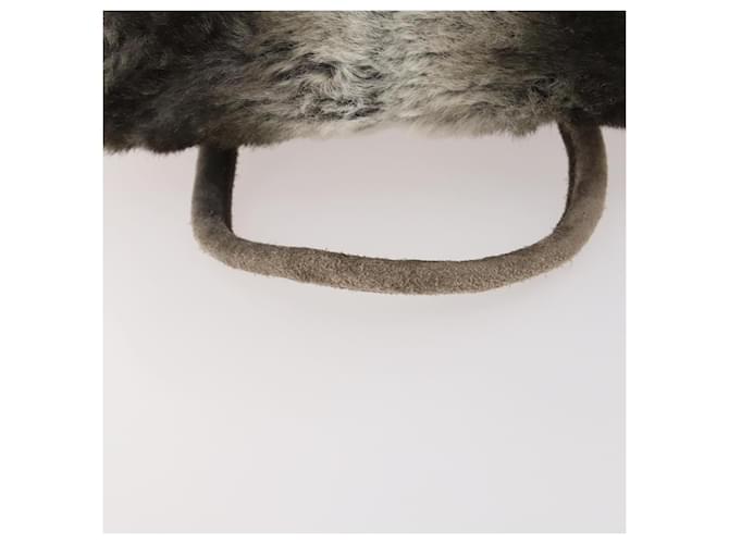FENDI Backpack Fur Beige Silver - vista 7