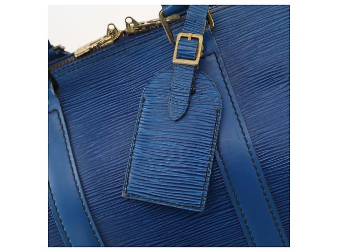 LOUIS VUITTON Epi Keepall 45 Boston Bag Blue M42975 LV - vista 19