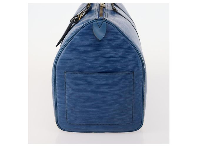 LOUIS VUITTON Epi Keepall 45 Boston Bag Blue M42975 LV - vista 3