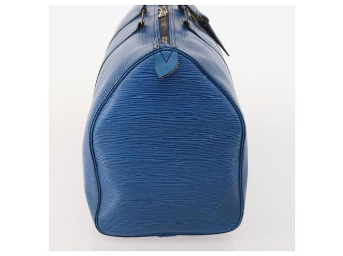 LOUIS VUITTON Epi Keepall 45 Boston Bag Blue M42975 LV - vista 4