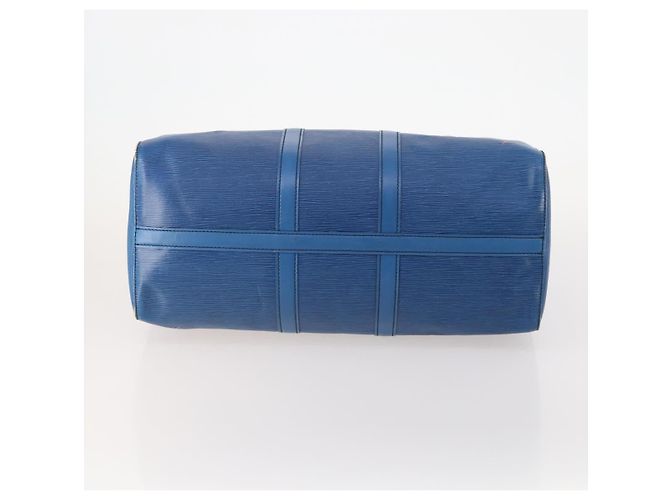 LOUIS VUITTON Epi Keepall 45 Boston Bag Blue M42975 LV - vista 5