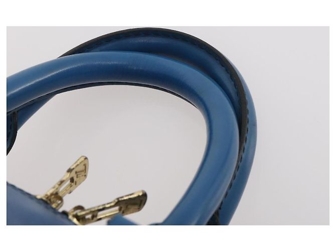 LOUIS VUITTON Epi Keepall 45 Boston Bag Blue M42975 LV - vista 8