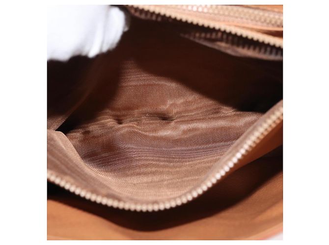 Céline CELINE Macadam Canvas Hand Bag PVC Beige Gold - vista 25