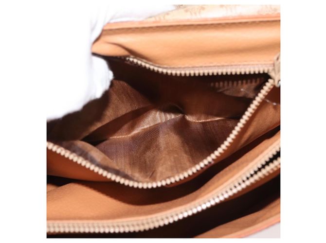 Céline CELINE Macadam Canvas Hand Bag PVC Beige Gold - vista 27