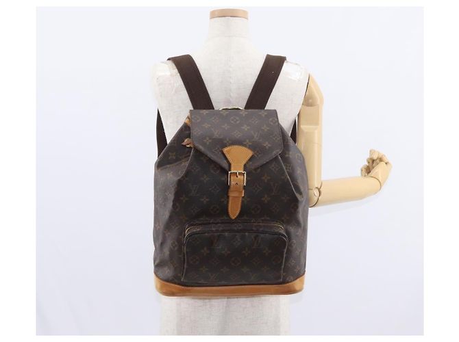 LOUIS VUITTON Monogram Montsouris GM Backpack M51135 LV - vista 28