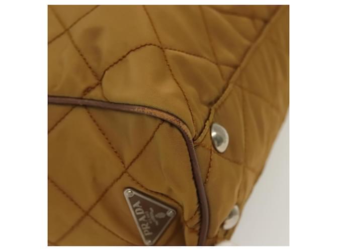 PRADA Chain Shoulder Bag Nylon Beige Silver - vista 10
