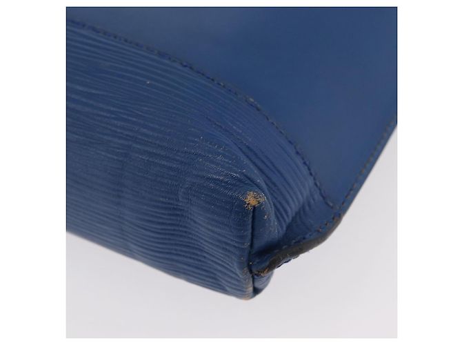 FENDI Shoulder Bag Leather Blue gold - vista 17