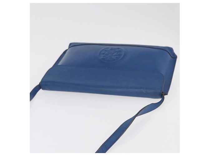 FENDI Shoulder Bag Leather Blue gold - vista 6