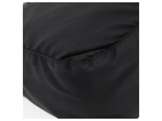 PRADA Shoulder Bag Nylon Black Silver - vista 16