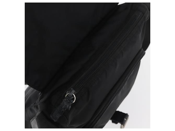 PRADA Shoulder Bag Nylon Black Silver - vista 20