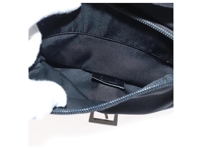 PRADA Shoulder Bag Nylon Black Silver - vista 24