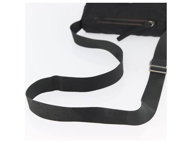 PRADA Shoulder Bag Nylon Black Silver - vista 7