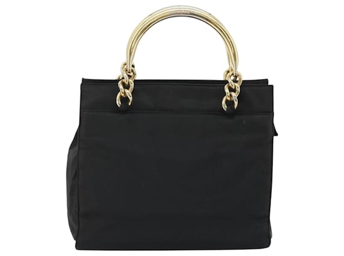 PRADA Hand Bag Nylon Black Gold - vista 2