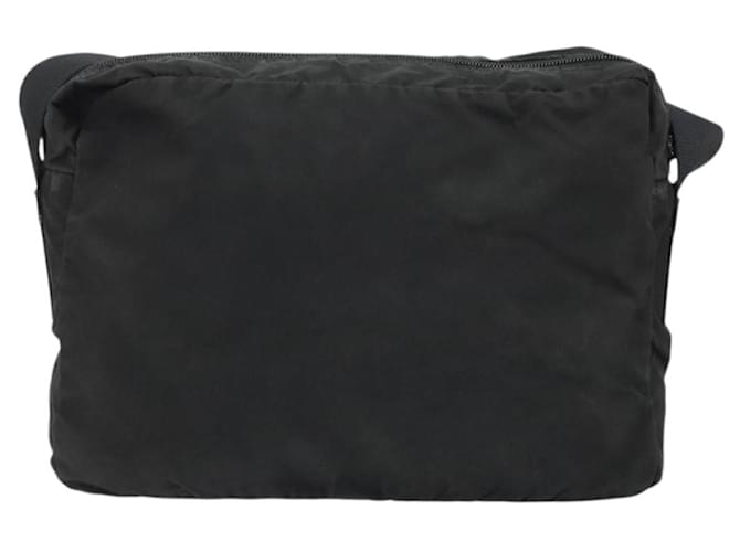 PRADA Shoulder Bag Nylon Black Silver - vista 2