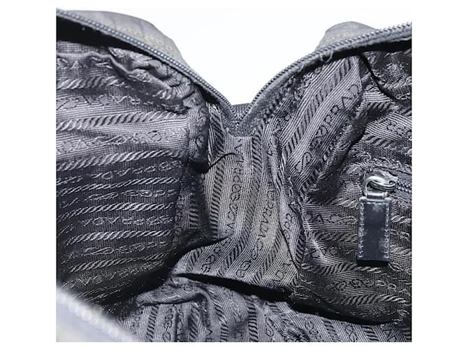 PRADA Shoulder Bag Nylon Black Silver - vista 21