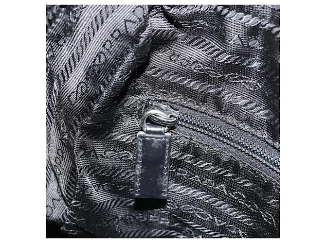 PRADA Shoulder Bag Nylon Black Silver - vista 22