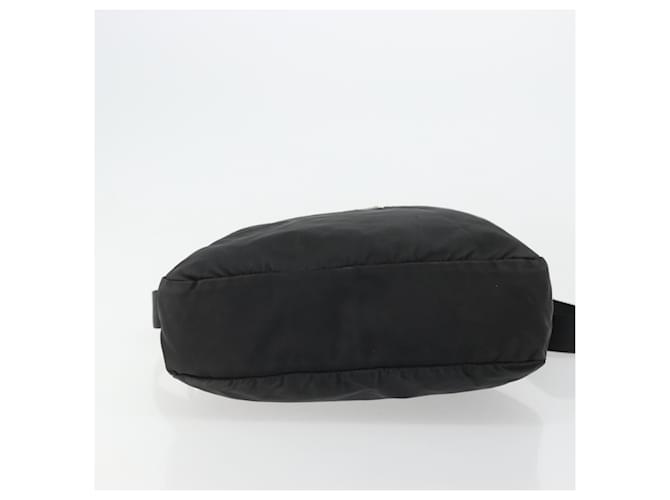 PRADA Shoulder Bag Nylon Black Silver - vista 5